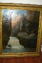 Early Twentieth CenturyAmerican Western Oil Painting On Board Signed Gean Smith,