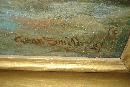 Early Twentieth CenturyAmerican Western Oil Painting On Board Signed Gean Smith,