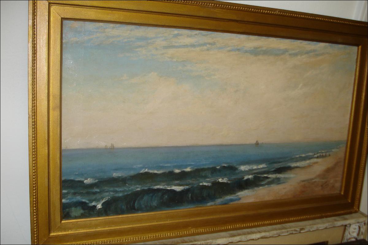 Nineteenth Century English Oil On Canvas By John Thomas Howes,