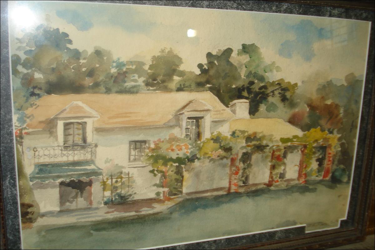 Nineteenth Century Watercolor By American Artist Francis Hopkinson Smith