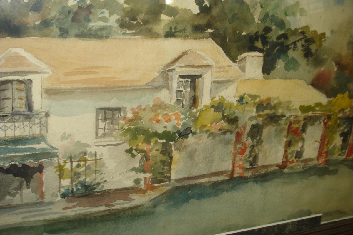 Nineteenth Century Watercolor By American Artist Francis Hopkinson Smith