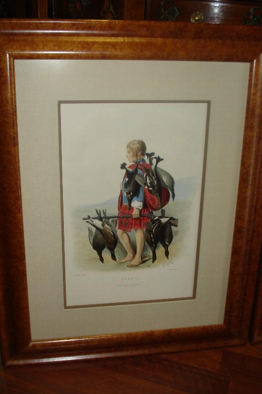 Nineteenth Century Hand Colored Lithographs By Robert Ronald McIan, (Pair),
