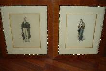 Early Nineteenth Century Engravings, Hand Colored (Pair) By John Samuel Agar, After Thomas Uwins (1782-1857),
