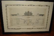 Original Early Eighteenth Century Copperplate Engravings (Pair) By Colin Campbell,