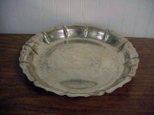 Vintage Georg Jensen USA Round Sterling Silver Platter #448 13.75