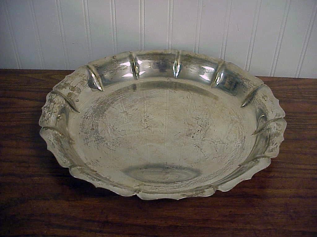 Vintage Georg Jensen USA Round Sterling Silver Platter #448 13.75