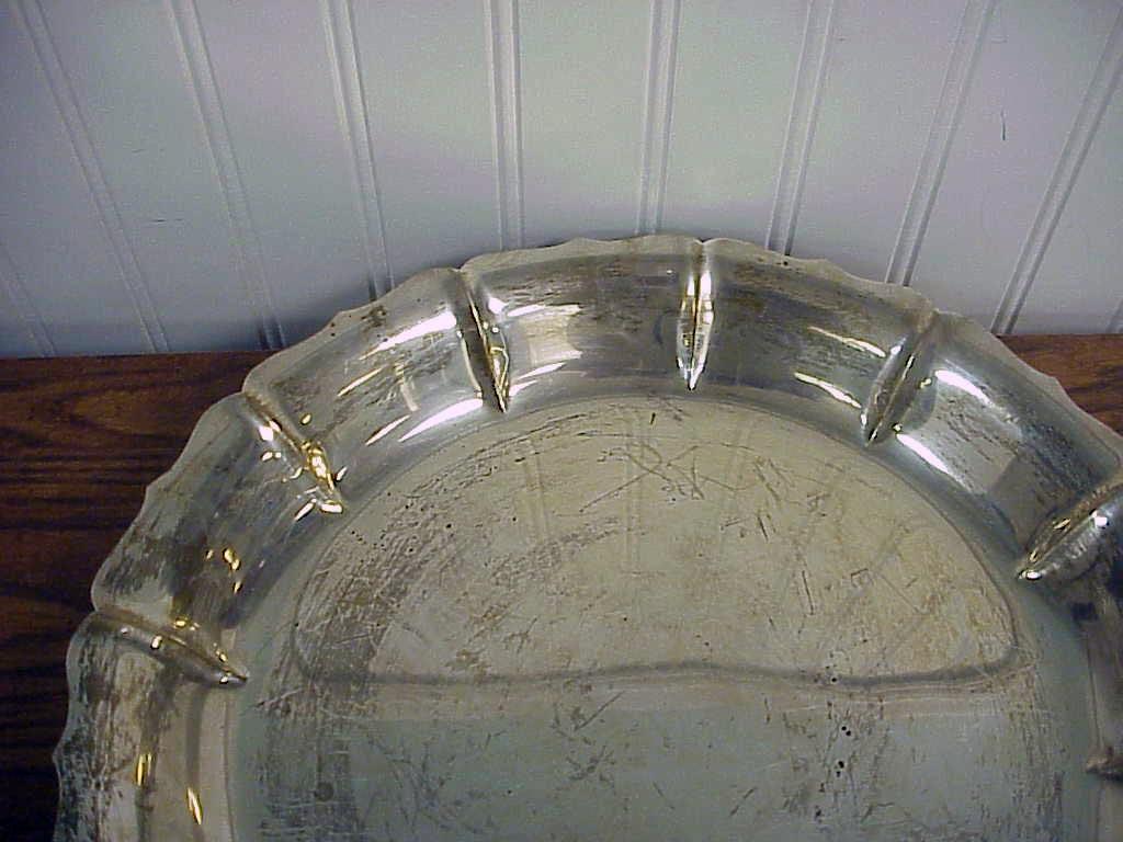 Vintage Georg Jensen USA Round Sterling Silver Platter #448 13.75