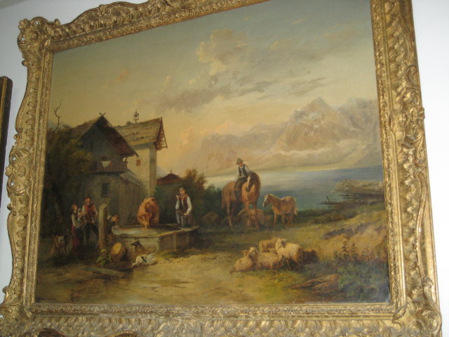 Nineteenth Century Continental Oil on Canvas