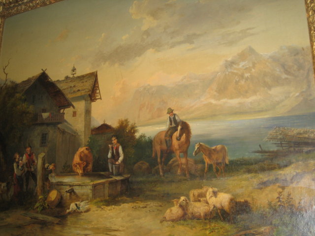 Nineteenth Century Continental Oil on Canvas