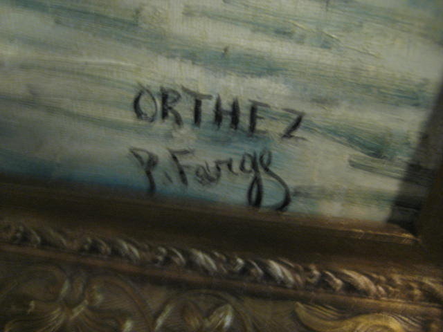 French 19th Century Oil on Canvas by Farge