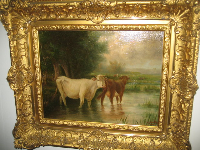 Nineteenth Century Oil on Canvas Signed Smith,