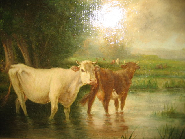 Nineteenth Century Oil on Canvas Signed Smith,