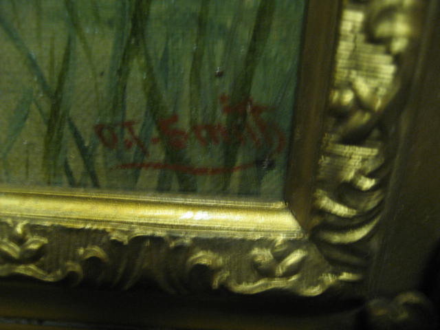 Nineteenth Century Oil on Canvas Signed Smith,