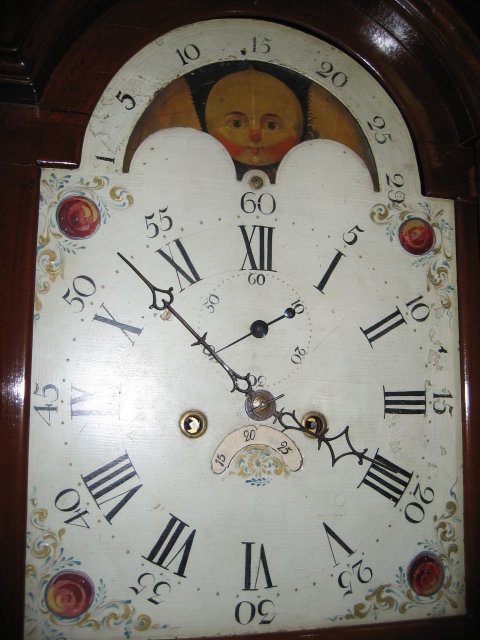 Period New Jersey Federal Tallcase Clock (Longcase or Grandfather Clock) with Casework Attributed to John Scudder