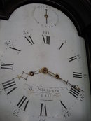 Late Eighteenth Century Original Baltimore Mahogany Tallcase Clock (Longcase or Grandfather Clock) by William Atkinson