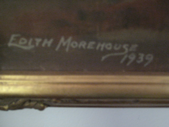 Oil on Canvas by Edith Morehouse,