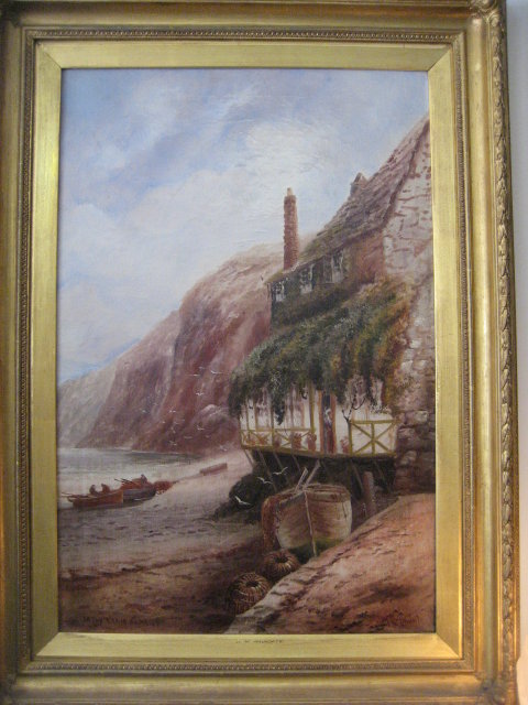 Late Nineteenth Century English Oil on Canvas Signed Arundate ,