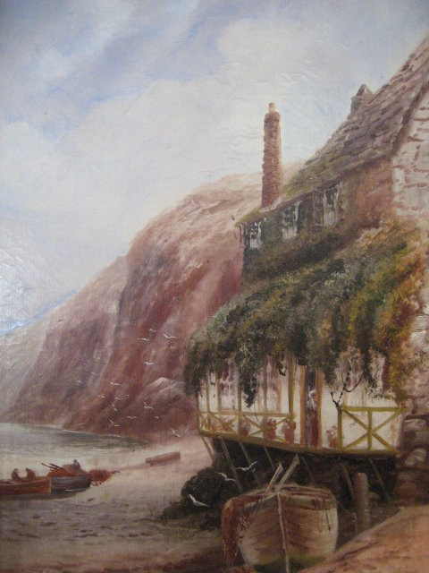 Late Nineteenth Century English Oil on Canvas Signed Arundate ,