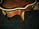 Early Nineteenth Century French Boulle Center Table with Singular Front Drawer and Exquisitely Detailed Ormolu Mounts