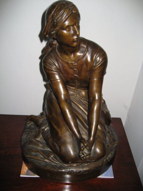 Original Late Nineteenth Century French Bronze by Henri Chapu