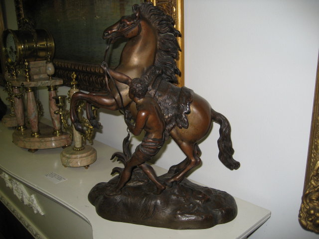 Pair of Late Ninteenth Century French Marly Horses in the Manner of Guillaume Coustou