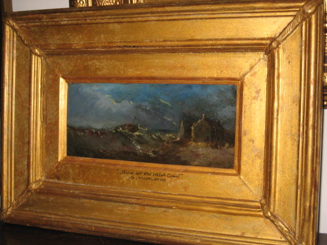 Late Eighteenth Century Oil on Board by George Morland,