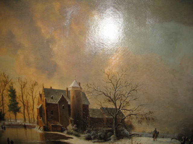 Nineteenth Century Dutch Oil on Canvas Attributed to Andreas Schelfout,