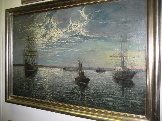 Nineteenth Century American Oil on Canvas by Thomas Jensen,