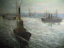 Nineteenth Century American Oil on Canvas by Thomas Jensen,