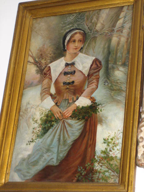 Late Nineteenth Century European Oil on Canvas, Unsigned,