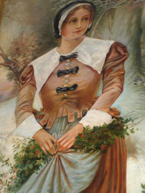 Late Nineteenth Century European Oil on Canvas, Unsigned,