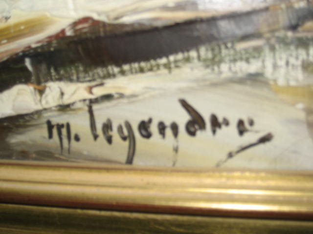 Oil on Canvas by Maurice Legendre,