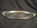 George Jensen Sterling Silver Hollowware Oval Serving Tray Blossom Pattern # 2H Circa 1919