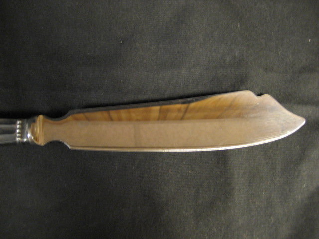 George Jensen Sterling Silver Cake Knife with Stainless Steel Blade of the