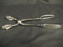 George Jensen Sterling Silver Large Solid Sandwich Tongs of the