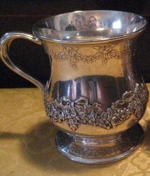 Tiffany & Co. Makers Sterling Silver Baby Cup