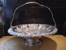 Sterling Silver English Basket with Handle