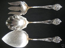 3 Piece Watson Orchard Sterling Silver Serving Set