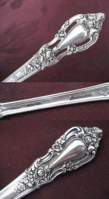 Lunt Eloquence Sterling Silver Flatware Set 72 Pieces