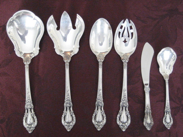 Lunt Eloquence Sterling Silver Flatware Set 72 Pieces