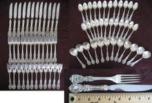 Reed & Barton Francis I Sterling Silver Flatware Set 60