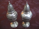 Wallace Grande Baroque Pair Sterling Silver Salt and Pepper Shakers