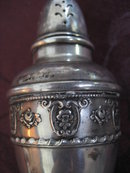 Wallace Grande Baroque Pair Sterling Silver Salt and Pepper Shakers