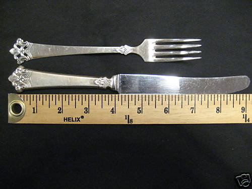 Atkinson Boys Sterling Silver Flatware Set 47 Pieces