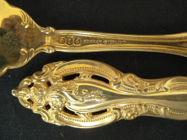 66 Piece Set Gorham GOLDEN LA SCALA Sterling Silver Flatware