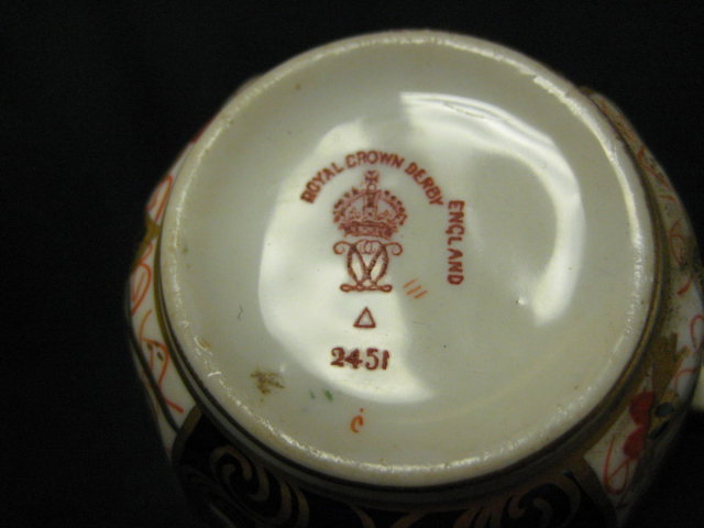 4 Royal Crown Derby TRADITIONAL IMARI Cups #2451