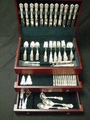 146pc Set Red & Barton Frncis I Sterling Silver Flatware
