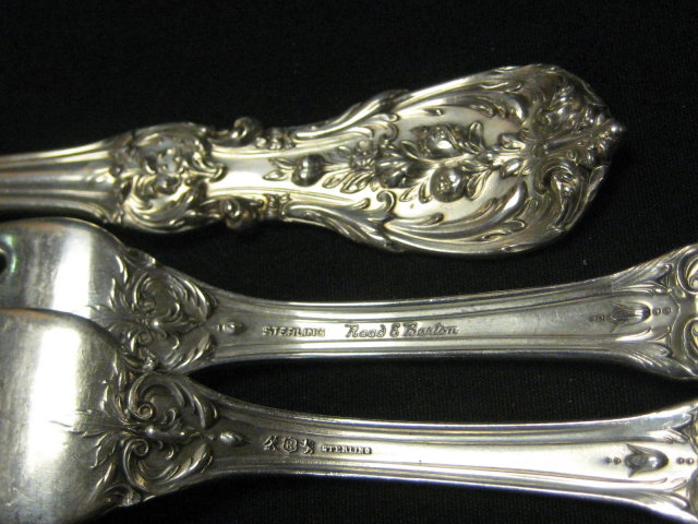 146pc Set Red & Barton Frncis I Sterling Silver Flatware