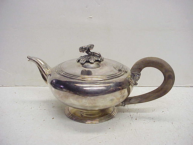 Antique French Christofle Silverplate Teapot