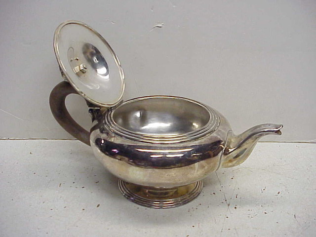 Antique French Christofle Silverplate Teapot